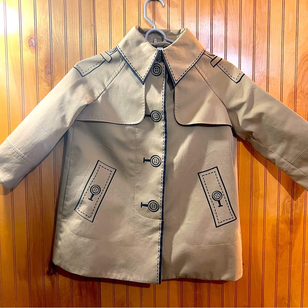 Girls Burberry rain coat